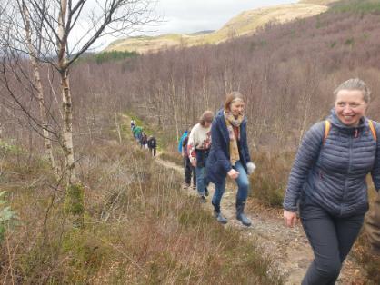 Walking in nature - Loch Lomond
