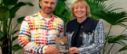 Prof Rebecca Madgin and Hugo Campos