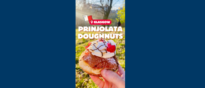Video thumbnail of a doughnut being held in a hand