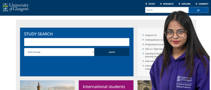 Website screenshot with Ritika forefront at the headshot