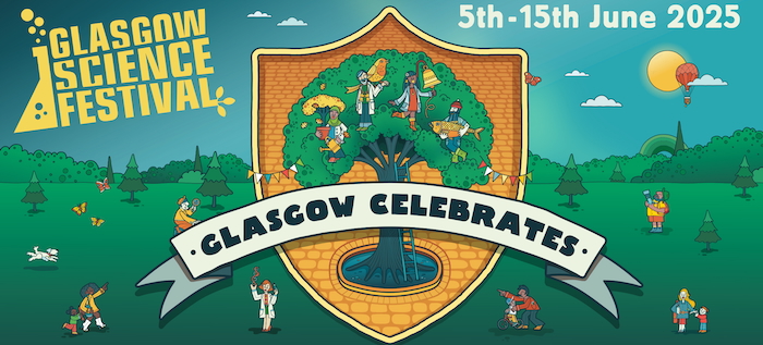 Artwork for the 2025 Glasgow Science Festival