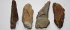 Stone tools found on Skye. 700 x 300. Credit Karen Hardy