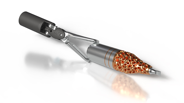 Research image of a medical ultrasonic cutting device.