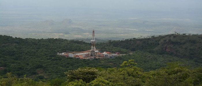 An image of a geothermal well in Kenya