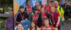 Group of researchers doing the Kiltwalk