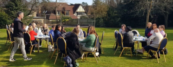 Photo - PforC - garden gathering