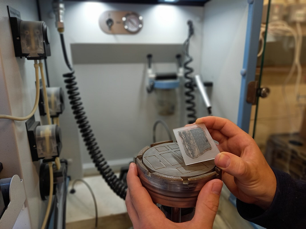 rock or sediment analysis