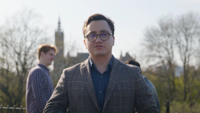 Video of Efthymios, student at the Adam Smith Business School, talking about his student experience