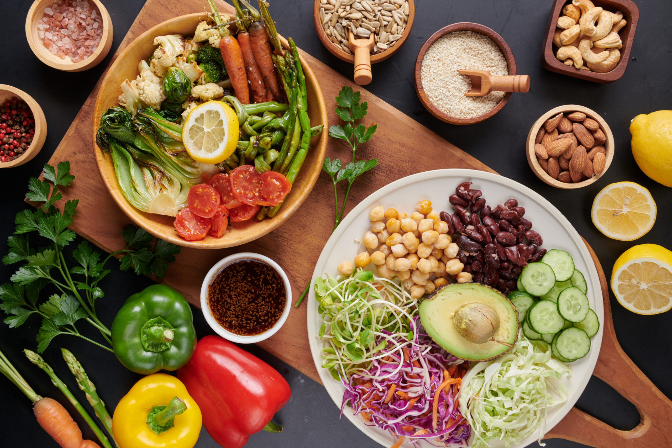 An image of a Buddha Bowl with vegetables