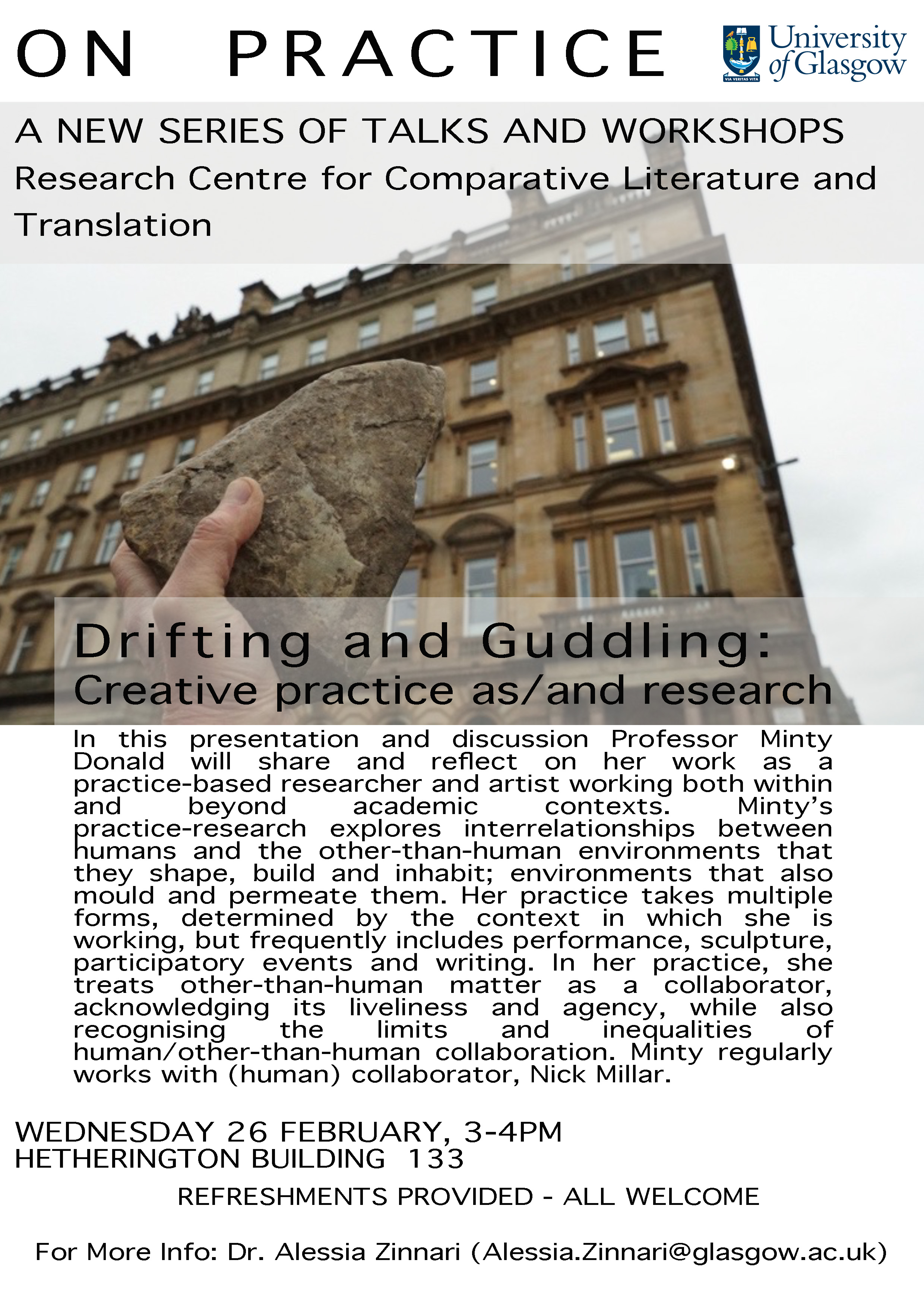 A poster for On Practice