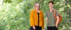Left to right Professor Deirdre Heddon and Dr Rachel Clive. Credit Martin Shields