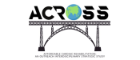 ACROSS project logo. A globe forms the O of ACROSS which is above a black bridge