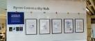 Leaving an impression exhibition with black framed posters