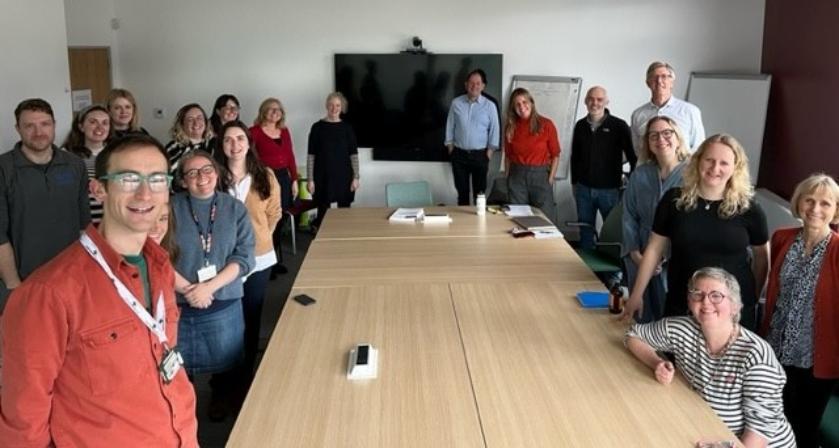 Members of the Deep End steering group in September 2024