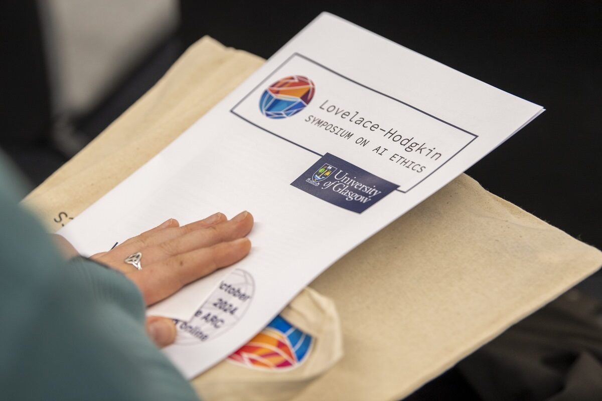 A picture of the programme for the 2024 Lovelace-Hodgkin Symposium