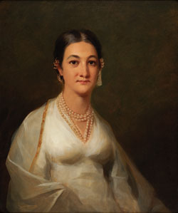 Portrait of a Young Unknown Indian Woman