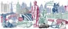 700 X 300 image of the Adam Smith Business School Mural