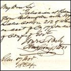 This note from Charles Livingston to James Lumsden informs him that the Talisman, a blockade runner during the American Civil War, had reached Bermuda with its cargo of 389 bales of cotton from Wilmington, 1864.  (GUAS Ref: DC 112/C18/2/5.  Copyright reserved.)