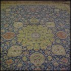 This photograph shows the Templeton adaptation of the Ardebil (Persian) carpet.  (GUAS Ref: UGD 90. Copyright reserved.) 