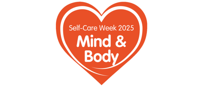 Self-Care Week 2025 heart shaped logo