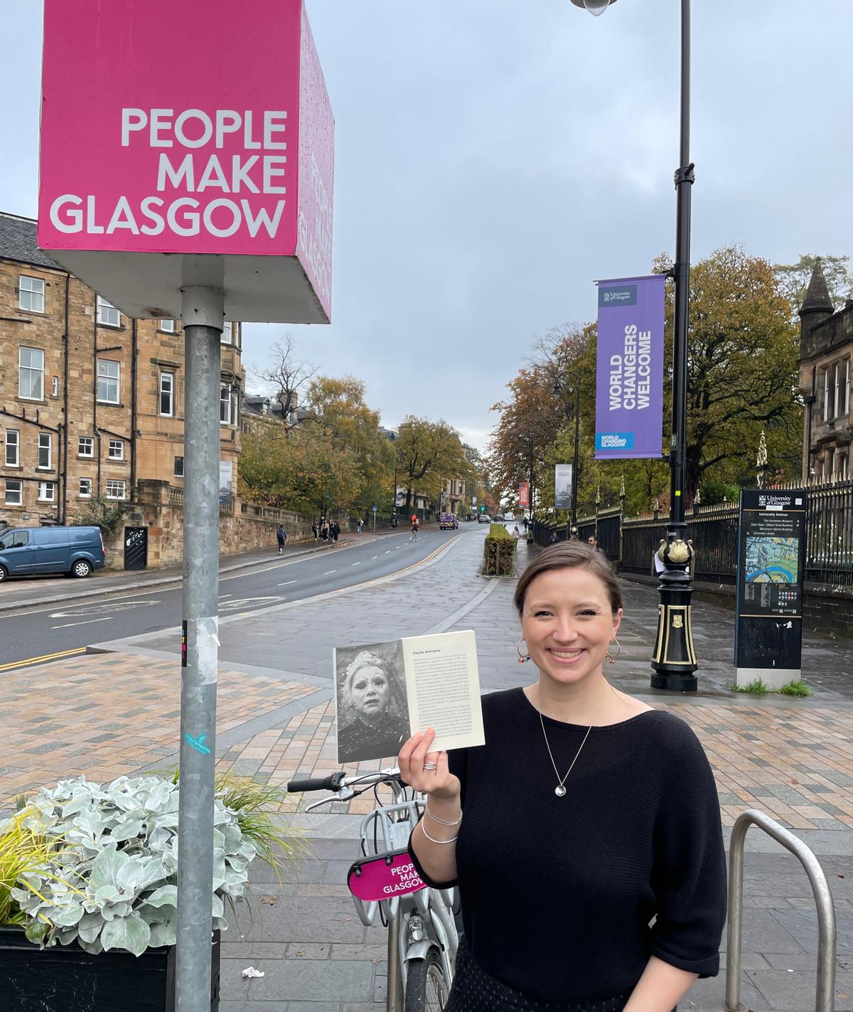 Maya Feile Tomes with her shorlisted translation