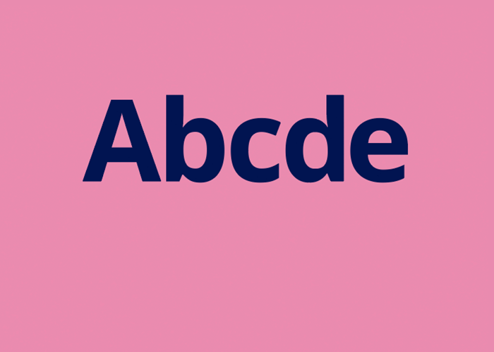 text university blue on light pink