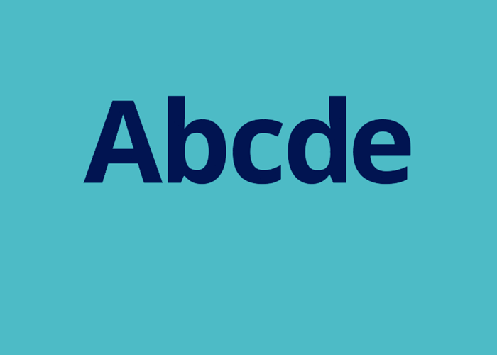 text university blue on light blue