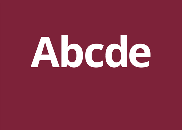 text white on dark red