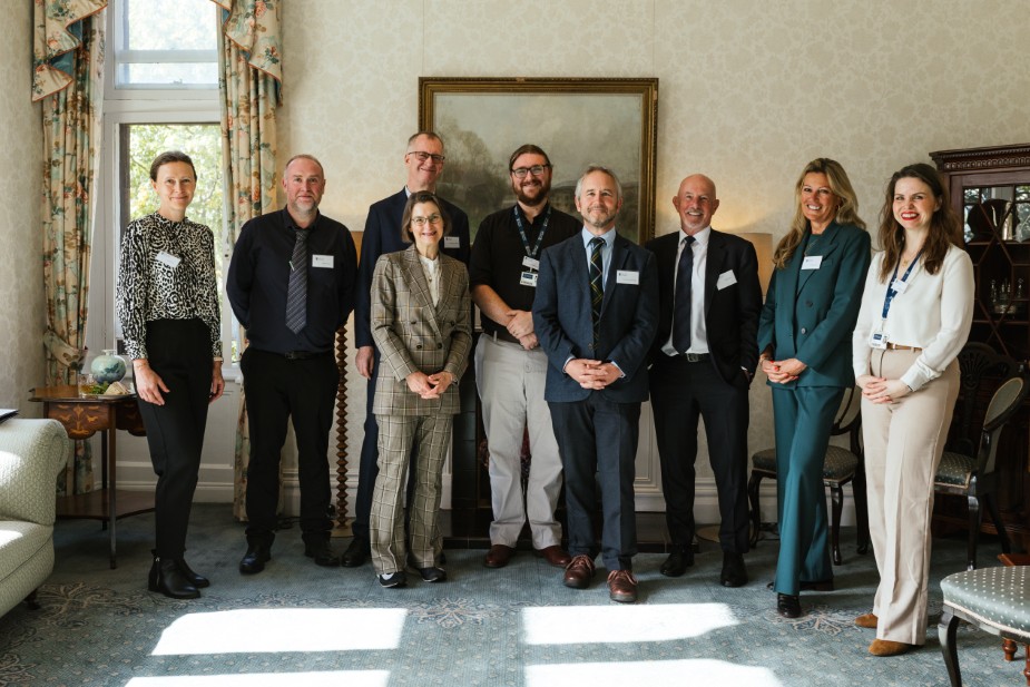 people present at the principal's lodgings for the cnetre launch: Maria grey, Andrew Brown, Eric Yateman, Muffy Calder, Jack Parkinson, Quintin Cutts, Ewan Kirk and Trish Turner