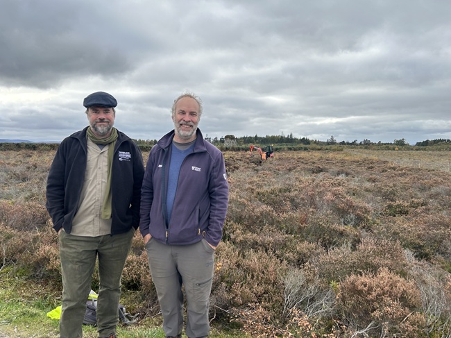 Left to right Professor Tony Pollard and Derek Alexander at Culloden. Photo Credit National Trust for Scotland Left to right Professor Tony Pollard and Derek Alexander Landscape. Photo Credit National Trust for Scotland