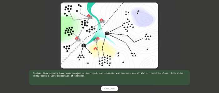 Image from Ceasefire game