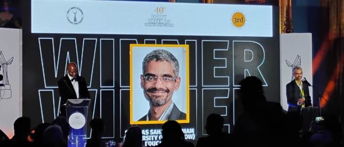 Sreevas wins 40 under 40