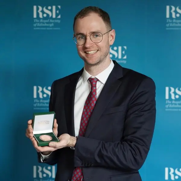 Eamon Keane receives an RSE Medal