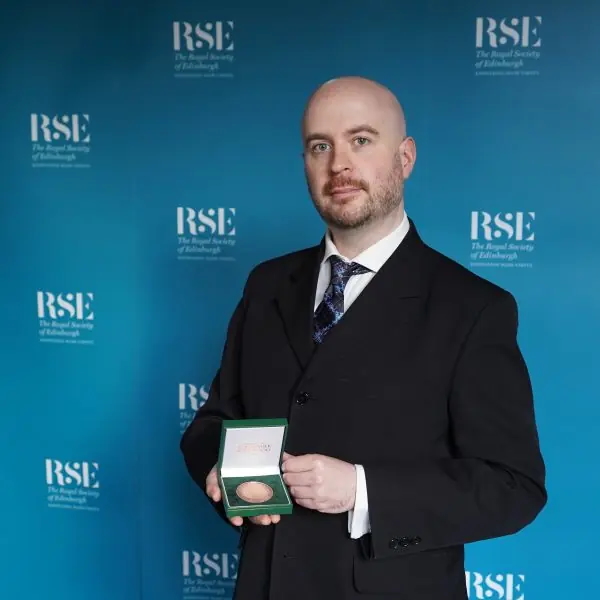 Dr Christopher Berry receives his RSE Medal