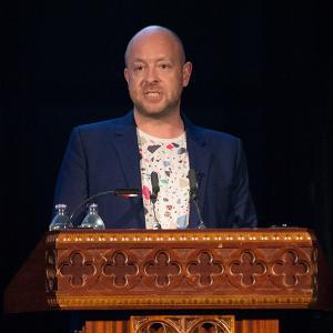 John Tiffany at Bute hall pulpit 600x600