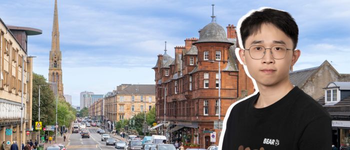 Blog Cover Glasgow with International Student