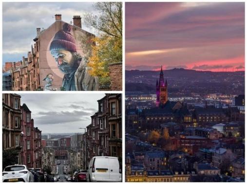 Collage of images of Glasgow City