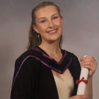 Ailish McGregor at her graduation