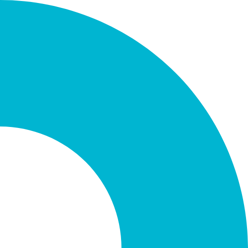 Blue geometric shape