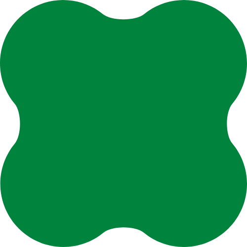 Green geometric shape