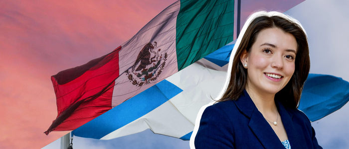 Blog Cover Mexico and Scotland Flag with International Student