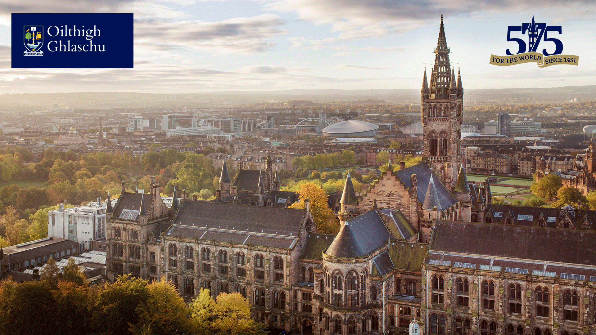 Gilbert Scott Building and city of Glasgow