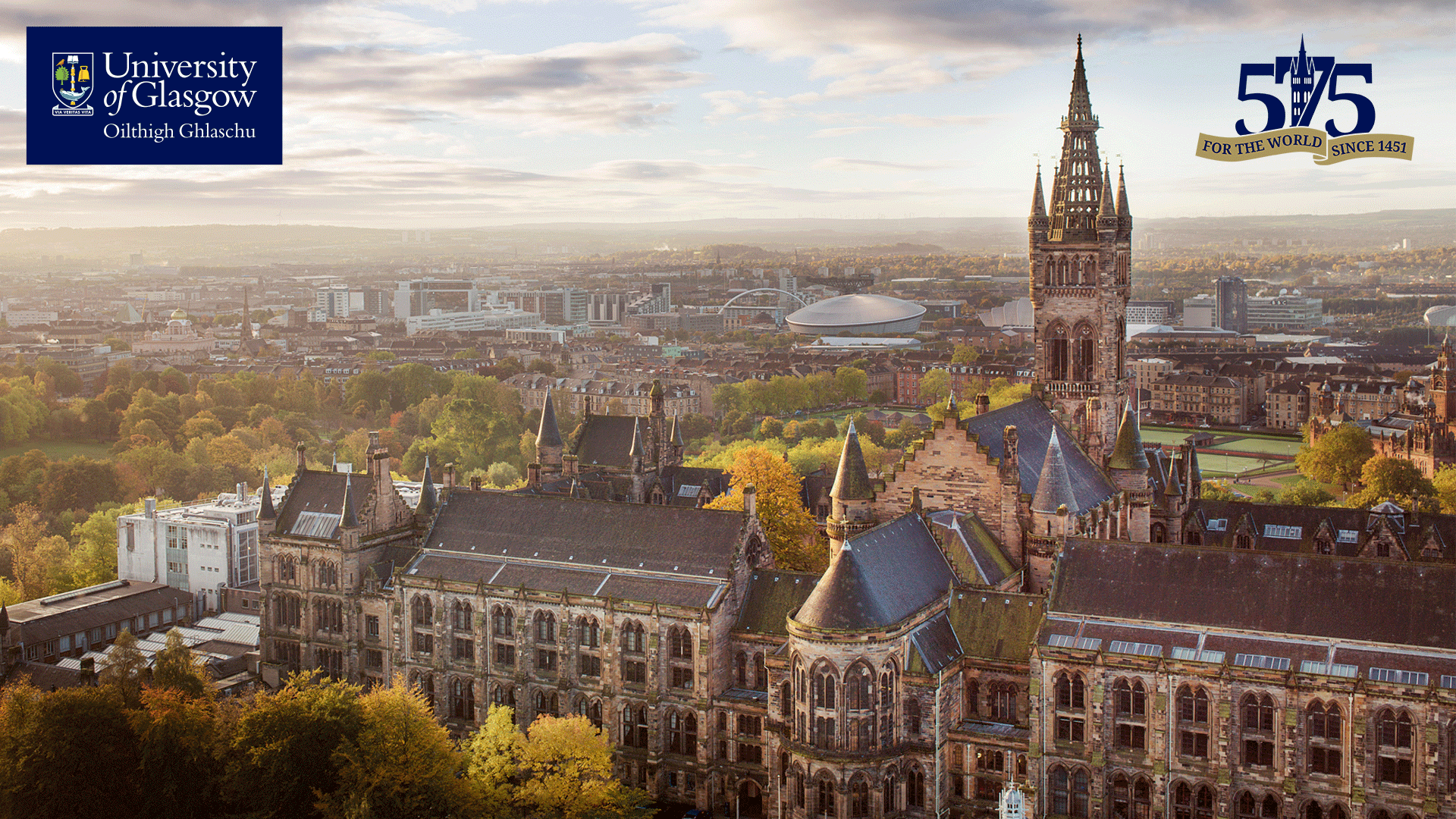 Gilbert Scott Building and city of Glasgow