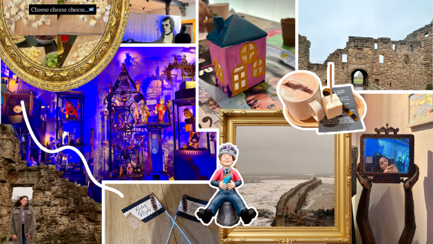 Collage of photos student life