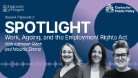Spotlight Season 7 Episode 2 Work, Ageing and the Employment Rights Act, Kathleen Riach and Melanie Simms