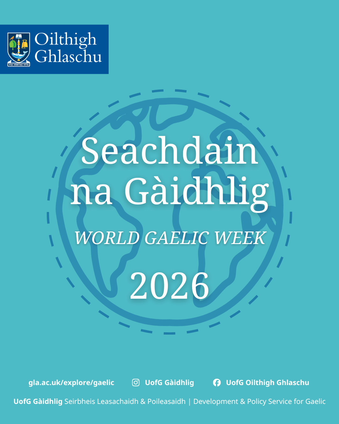 Poster for Gaelic Week 2026.