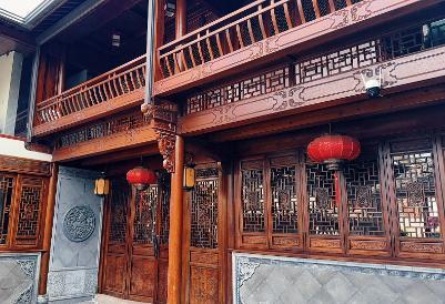 Chinese home decorated for New Year