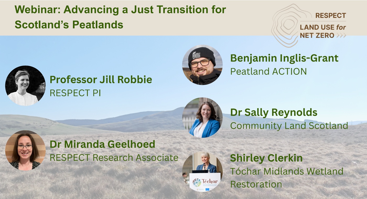 Pictures of the five speakers of the RESPECT webinar