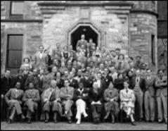 Photograph of a group of overseas students at the University of Glasgow, c1930s.  (GUAS Ref: UP-7-93-1.  Copyright reserved.)