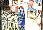 Cathars being expelled from Carcassonne